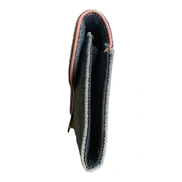 Vintage Dior Denim Long Saddle Wallet - Picture 3 of 15